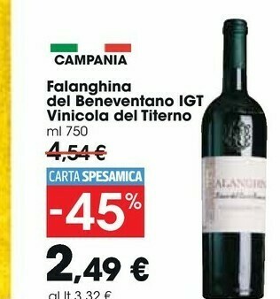 La vinicola del titerno La Vinicola del Titerno - Falanghina Beneventano IGP 750 g(ml)