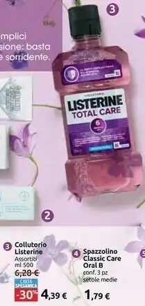 Carrefour Market Listerine Colluttorio offerta