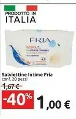 Carrefour Market Fria Fria Salviettine Intime offerta