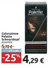 Carrefour Schwarzkopf Colorazione Palette offerta