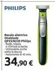 Carrefour Philips Rasoio offerta
