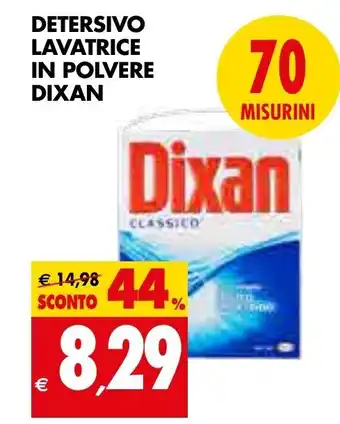 Tigros Dixan Detersivo Lavatrice In Polvere offerta