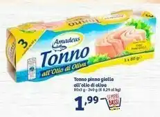 In'S Mercato Amadeus Tonno Pinna Gialla All Olio Di Oliva offerta