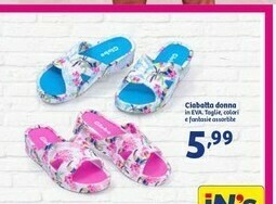 In'S Mercato Ciabatta Donna offerta