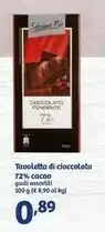 In'S Mercato Selezione più Cioccolato Fondente Con Granella Di Cacao 72% Cacao 100 G(ml) offerta