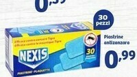 In'S Mercato Nexis Piastrine Antizanzara offerta