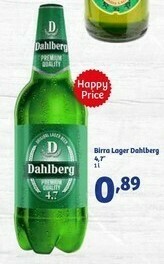 In'S Mercato Dahlberg Birra Lager 4.7 offerta