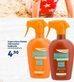 In'S Mercato Clinians Acqua Solare Rinfrescante offerta