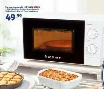 In'S Mercato Beper Forno A Microonde 20L 700w offerta