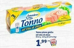 In'S Mercato Amadeus Tonno Pinna Gialla All Olio Di Oliva offerta
