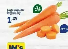 In'S Mercato In's Carota Novella Bio offerta