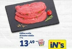In'S Mercato In's Fettine Scelte Di Bovino Adulto offerta