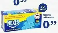 In'S Mercato Nexis Piastrine Antizanzare offerta