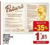 Iperal Pataro Gnocchi Solo Patate E Acqua offerta