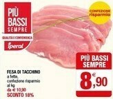 Iperal Fesa Di Tacchino offerta