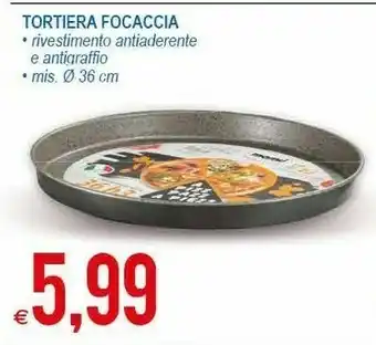 Kaiser Tortiera Focaccia Rivestimento Antiaderente E Antigraffio
