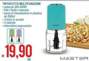 MD Discount Master Tritatutto Multifunzione Potenza 300-400w offerta