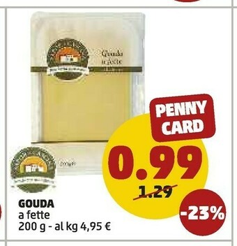 PENNY Gouda A Fette offerta