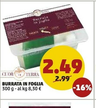 PENNY Cuor Di Terra Burrata In Foglia offerta