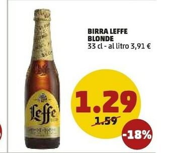 PENNY Leffe Leffe-Blonde 330 G(ml) offerta