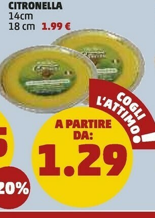 PENNY Citronella offerta