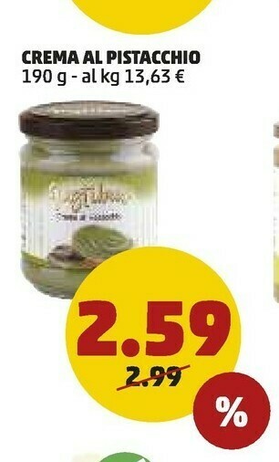 PENNY Crema Al Pistacchio offerta