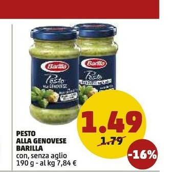 PENNY Barilla Pesto Alla Genovese 190 G offerta
