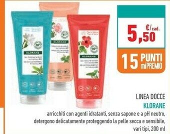 Conad Superstore Klorane Linea Docce offerta