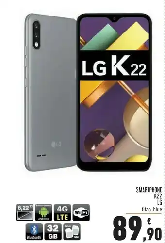 Conad Superstore LG Smartphone K22 offerta