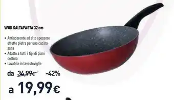 Unieuro Aeternum Wok Saltapasta 32 Cm offerta