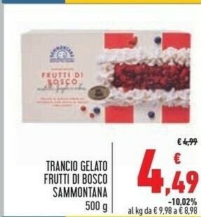 Conad Superstore Sammontana Torta gelato offerta