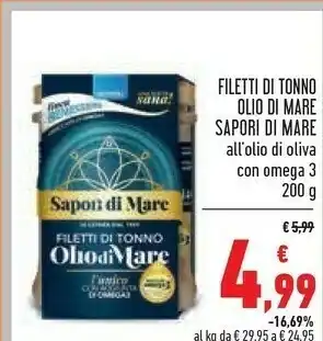 Conad Superstore Sapori Tonno Rio mare offerta