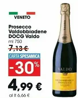 Carrefour Market Valo Prosecco Valdobbiadene Docg offerta