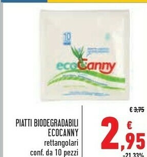 Conad Superstore Piatti di plastica offerta