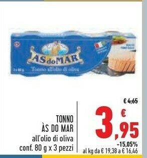 Conad Superstore Asdomar Tonno offerta