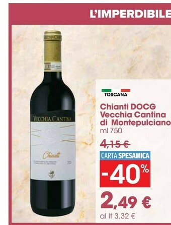 Carrefour Market Vecchia cantina Chianti 750 G(ml) offerta