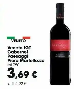 Carrefour Market Martellozzo Veneto Igt Cabernet Paesaggi Piera offerta