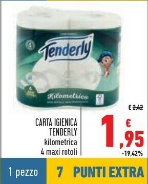 Conad City Tenderly Carta igienica offerta