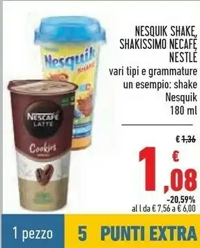 Conad City Nesquik Snack offerta