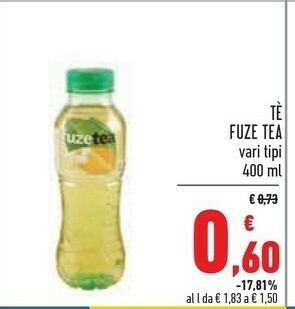 Conad Fuze tea The offerta