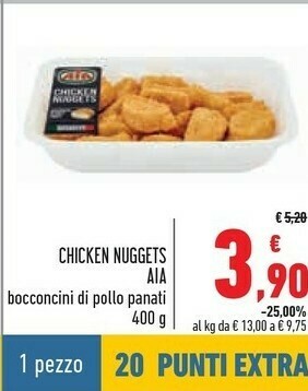 Conad Aia Crocchette di pollo offerta