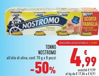 Conad Nostromo Tonno offerta
