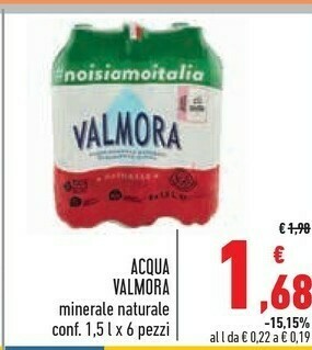 Conad Valmora Acqua offerta