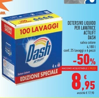 Conad Dash Detersivo lavatrice offerta