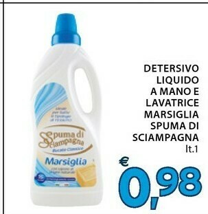 Mercatò Spuma di Sciampagna Detersivo lavatrice offerta