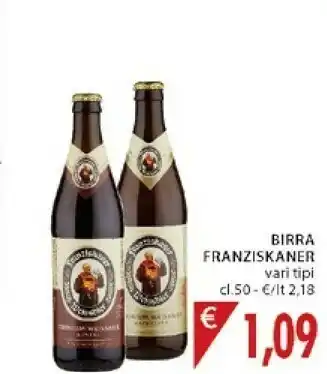 Mercatò Franziskaner Birra offerta