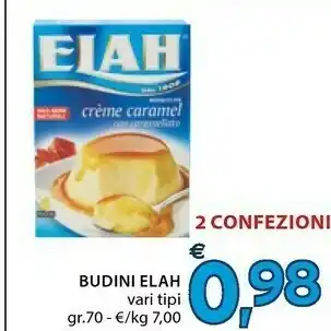 Mercatò Elah Budini Vari Tipi Gr70 offerta