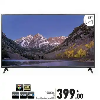 Conad LG 55UN711C 139,7 Cm (55") 4K Ultra HD Smart TV Wi-Fi Nero offerta