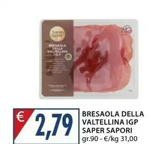 Mercatò Valtellina Bresaola offerta