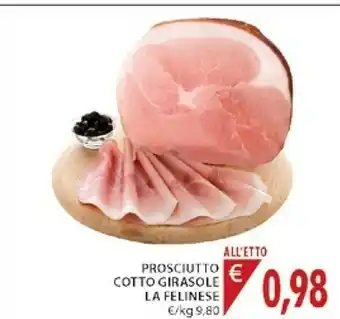 Mercatò La felinese Prosciutto cotto offerta